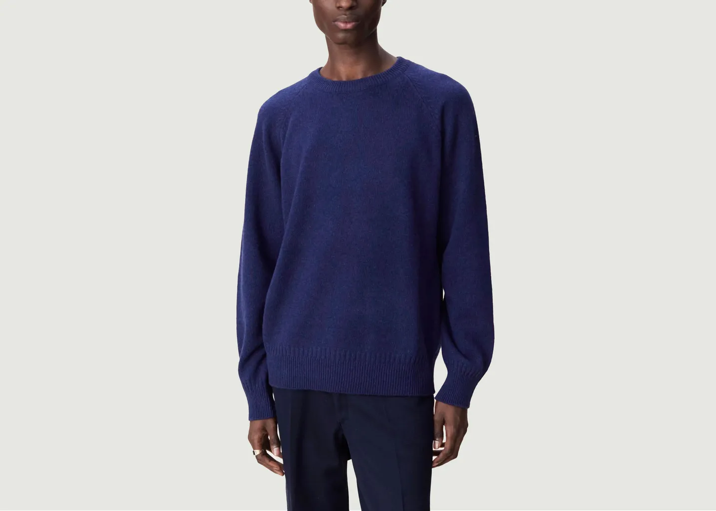 Pull Col Rond En Cachemire Tricot
