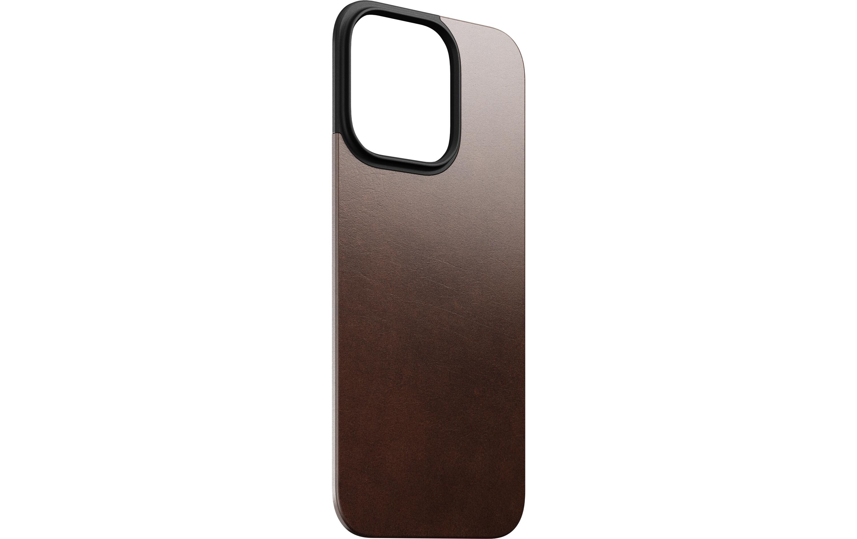 Back Cover Magnetic Leather iPhone 16 Pro RostbraunModerne Schutzhülle aus Leder für das Apple iPhone 16 Pro