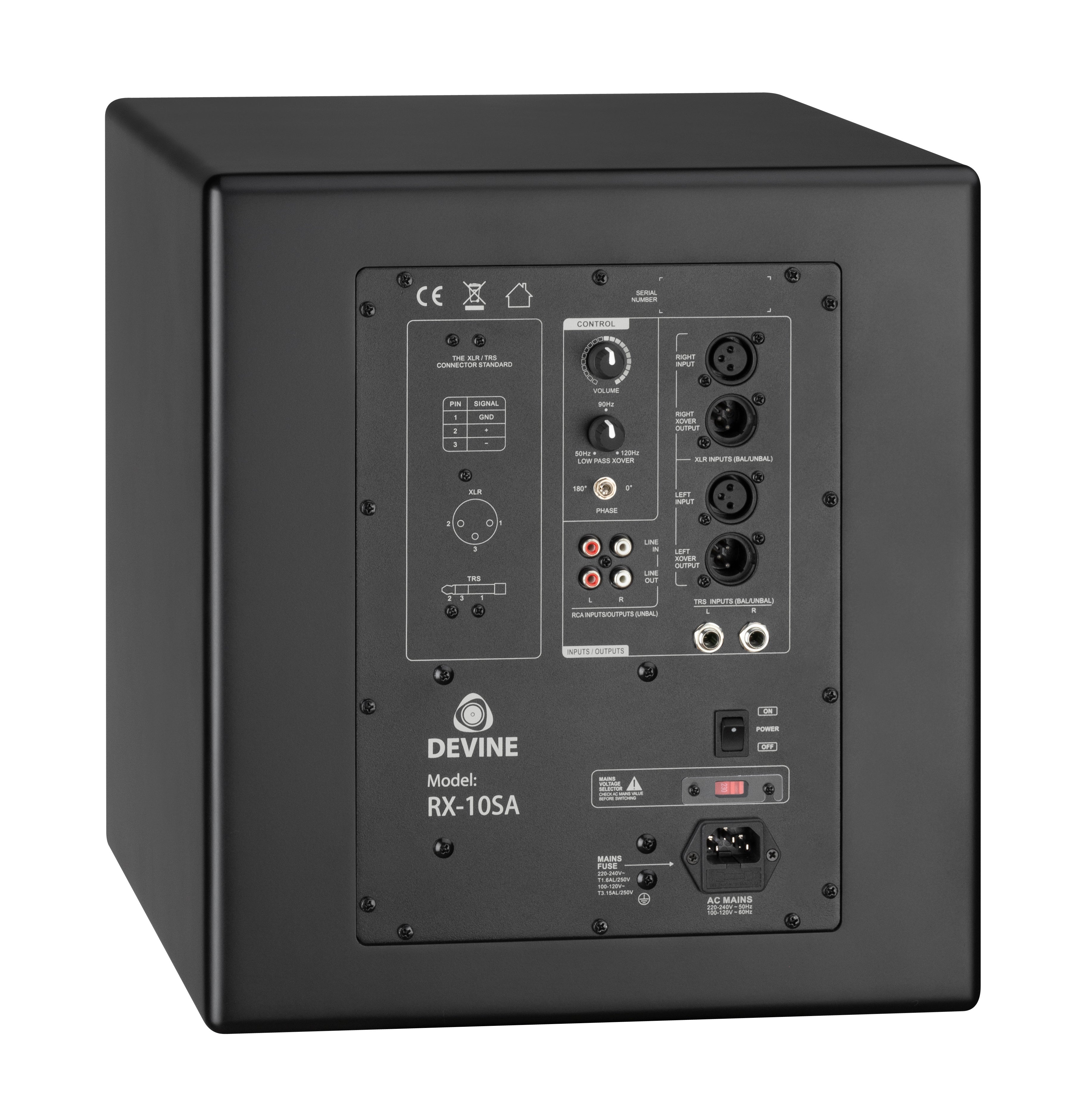 Devine RX-5A Black Set + Sub studiomonitoren