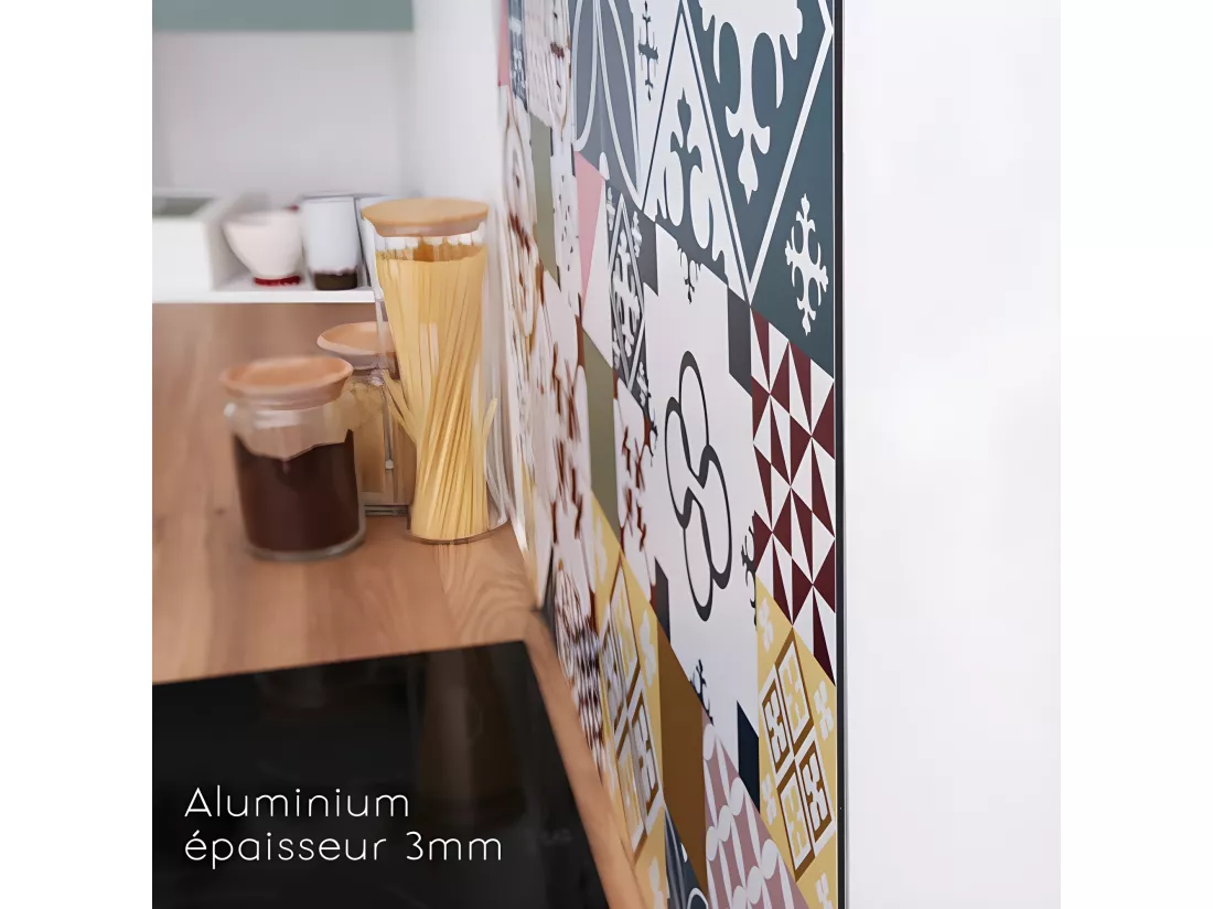 Bandeau ALU lot de 2 L100xH 20cm - Ciment Style Colors - Aluminium composite