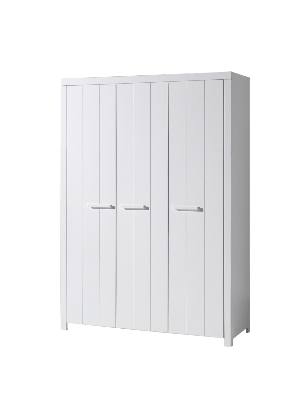Kleiderschrank ERIK - weiß - 3-türig
