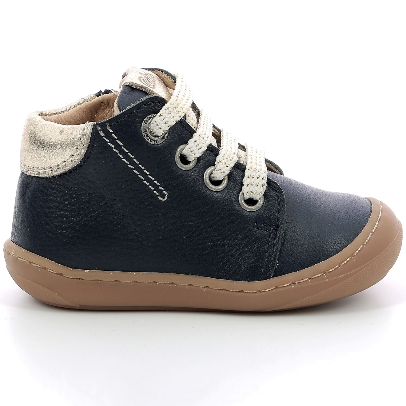 Aster Bottillons en Cuir Chyoso marine