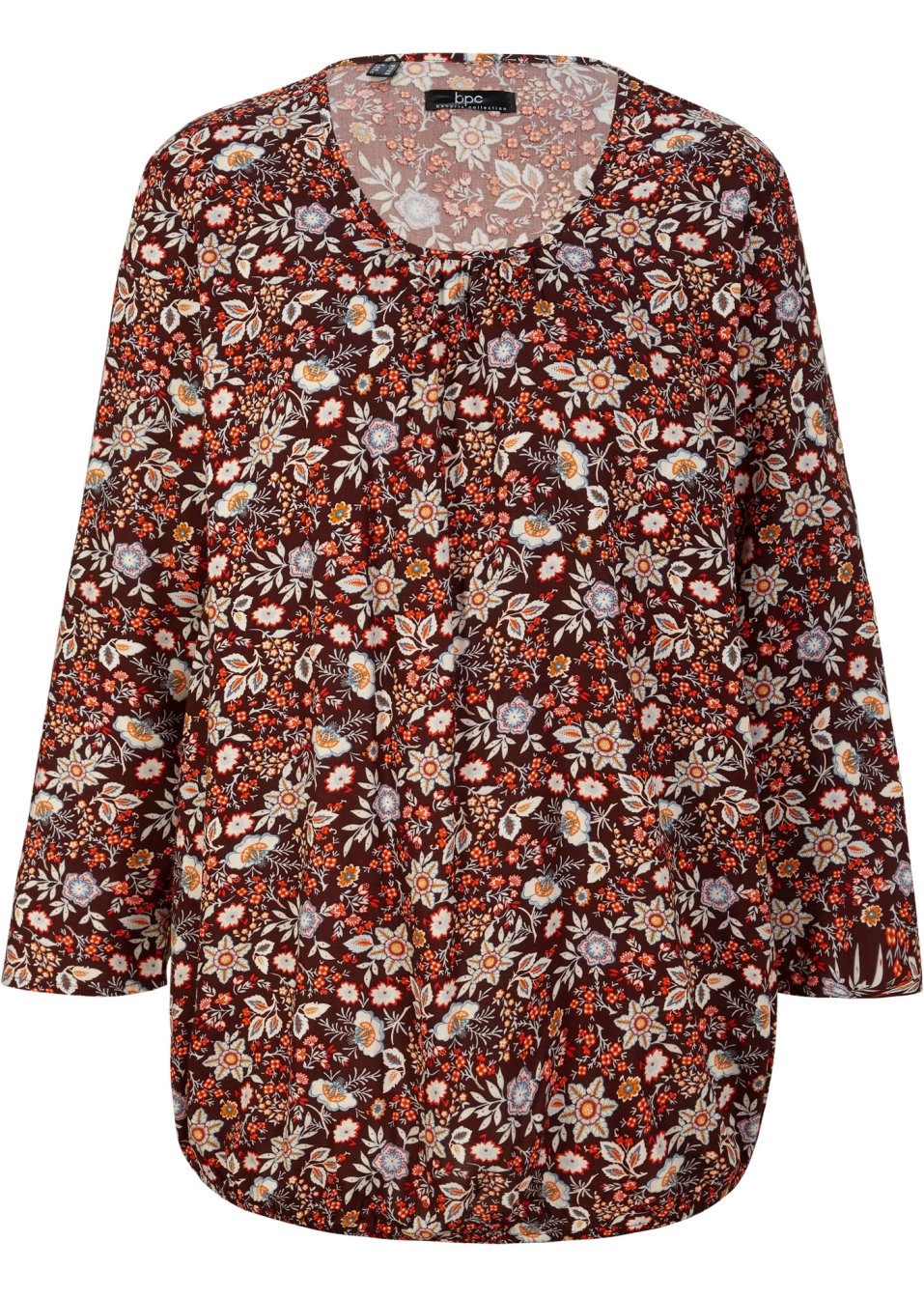 Blouse en viscose avec base élastiquée