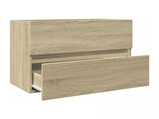 Armoire d'évier chêne sonoma 80x38,5x45 cm Bois d'ingénierie