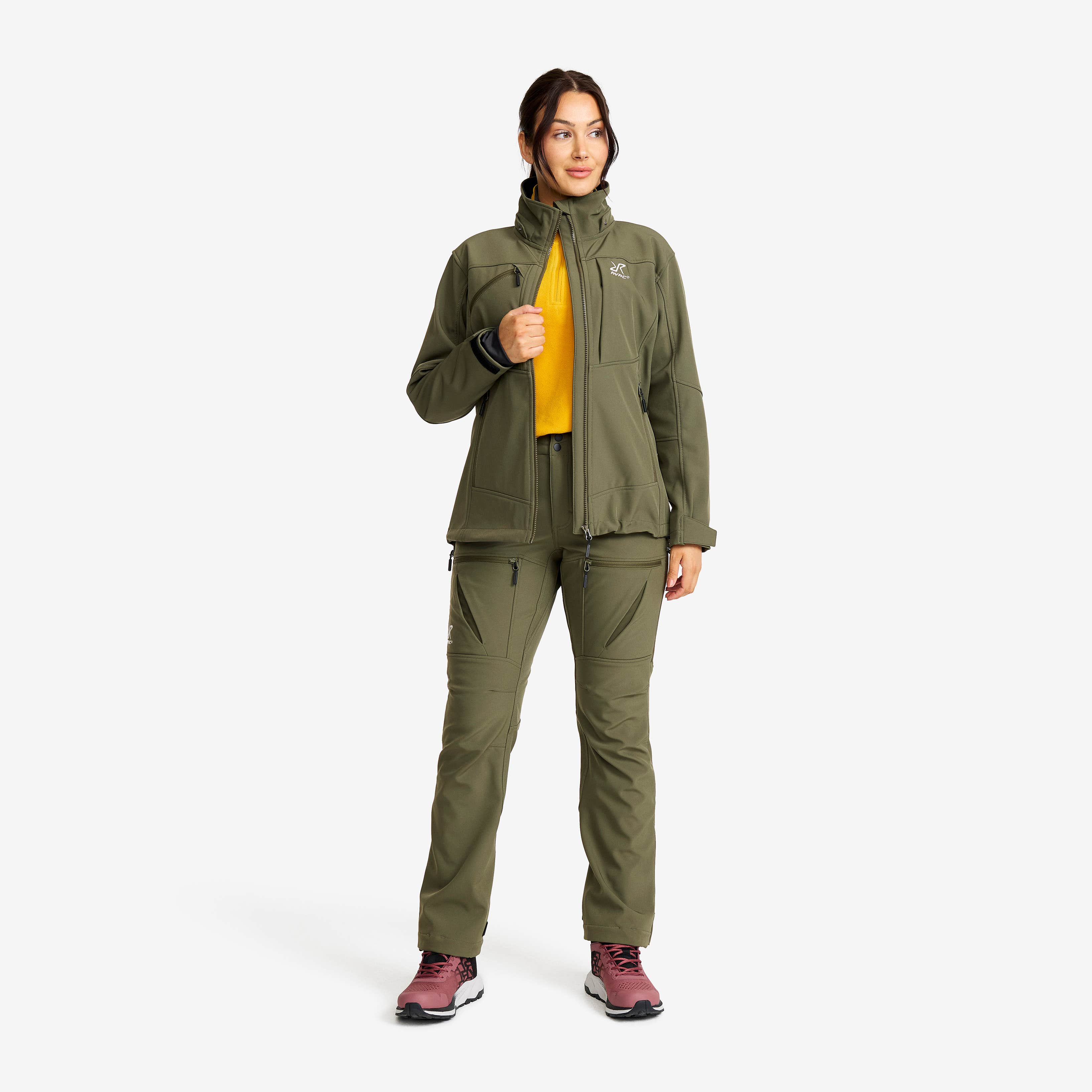 Hiball Softshell Jacket Dame Grape Leaf