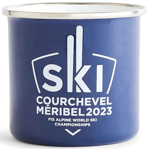 Vaisselle randonnée COURCHEVEL MERIBEL 2023 MUG BLASON VINTAGE
