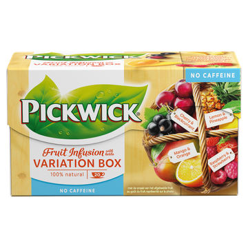 Pickwick Fruit Infusion Variatiebox thee - geel