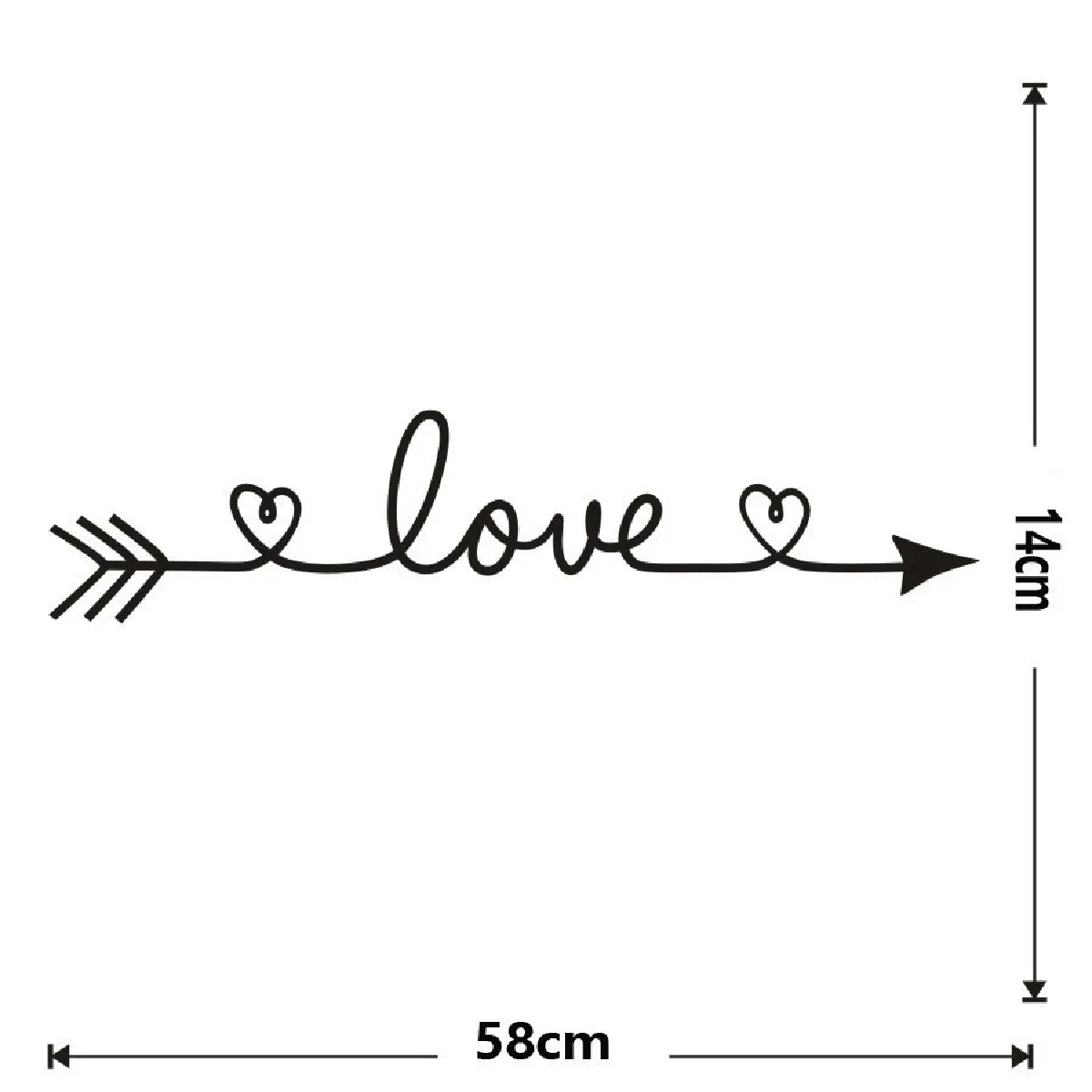 Wewoo Sticker mural Love Famille