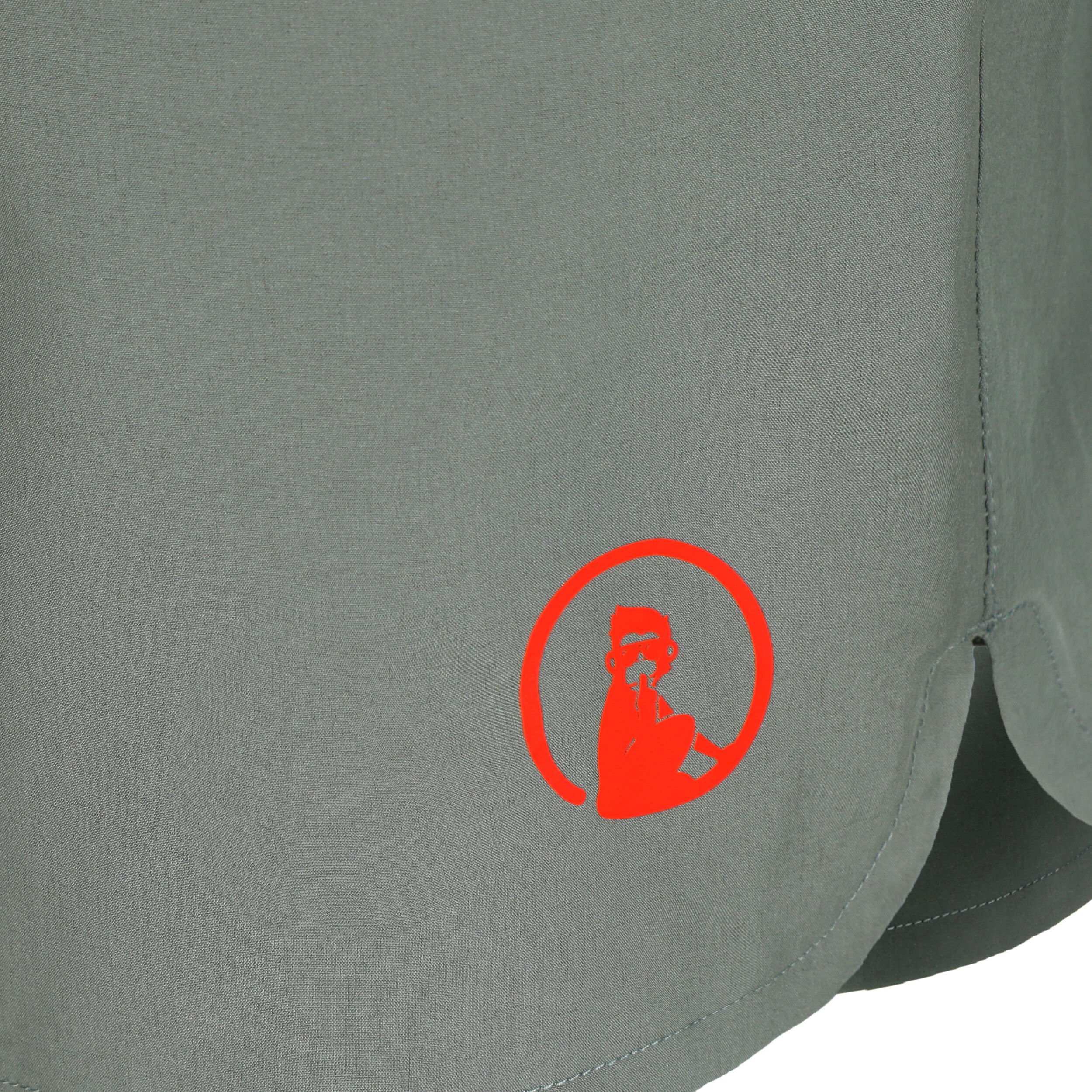 Quiet Please Slam Shorts Hommes - Sauge, Rouge