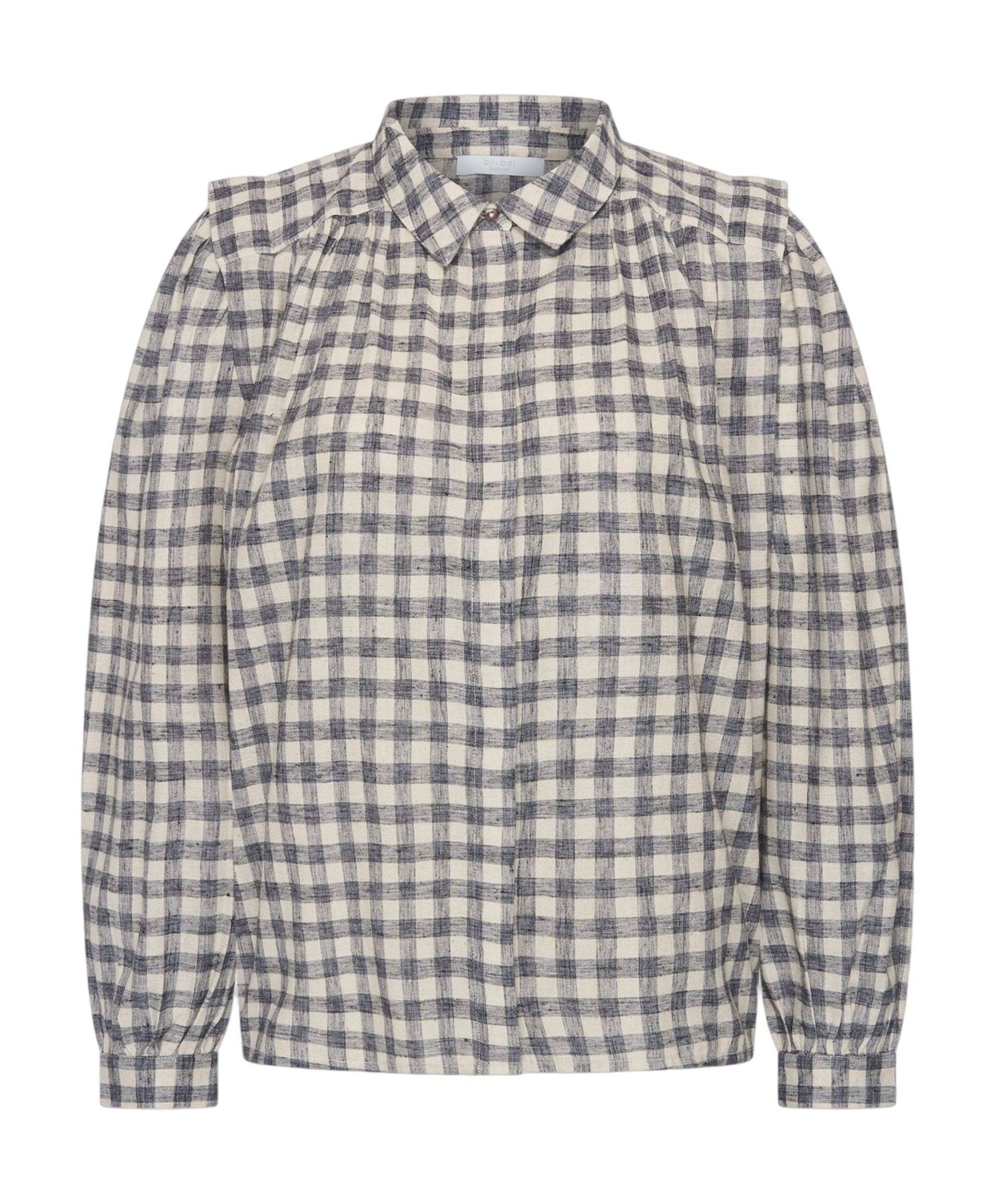 by-bar Dames blouse grijs