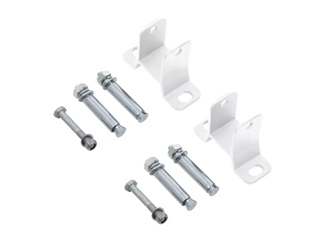 Auvent automatique capteur de vent et LED 3x2,5 m Bleu et blanc