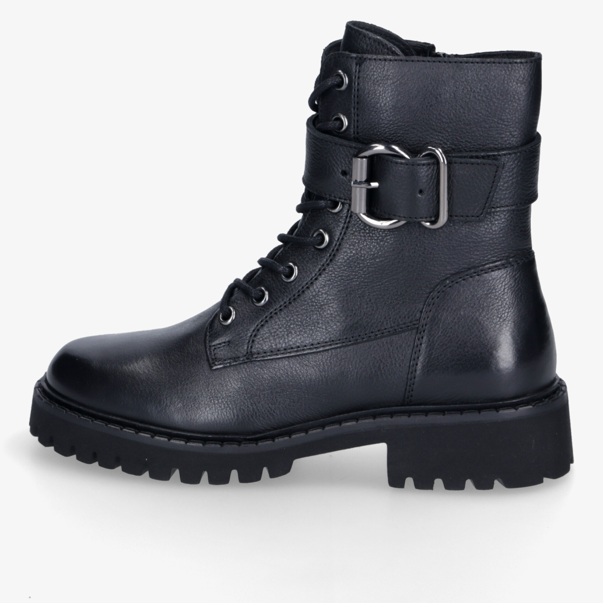 BLUE COX Damen Biker Boots schwarz