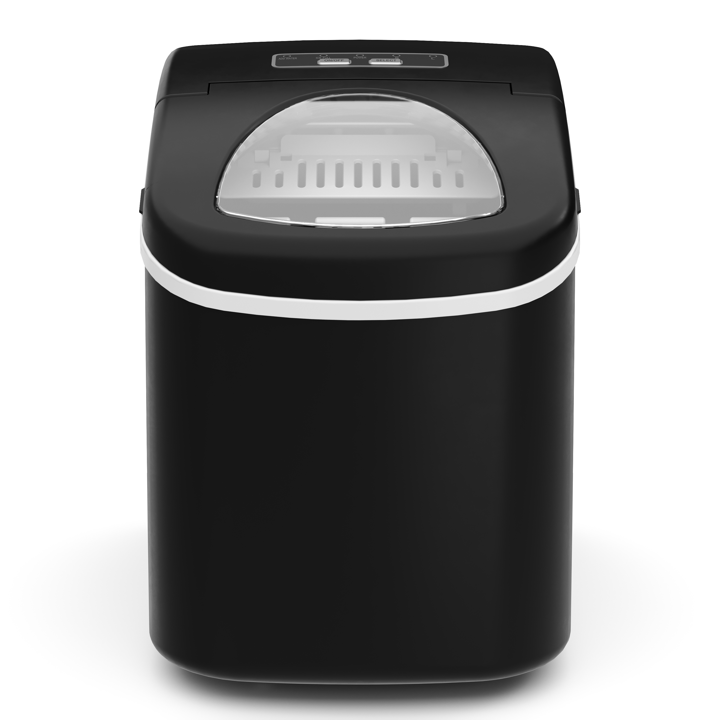 Eiswürfelmaschine schwarz 1.2L - 12 kg / 24 h