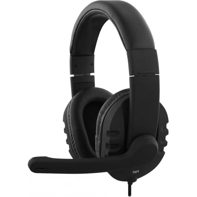 Micro casque tnb multimedia hs-300 avec prise de 3,5mm et adaptateur note book