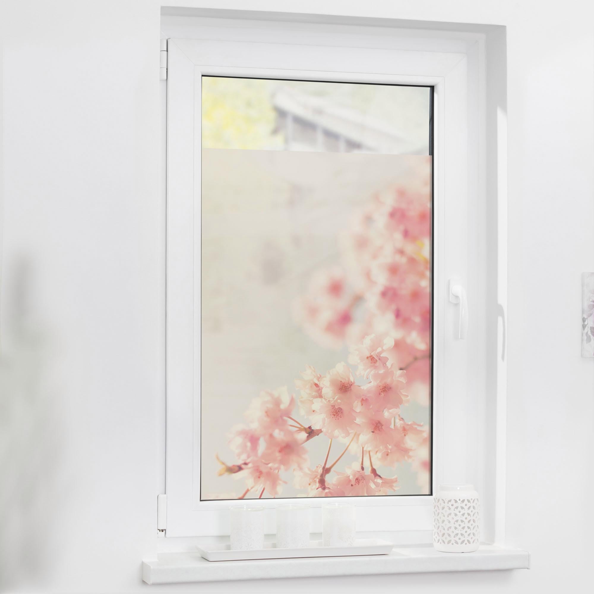 LICHTBLICK ORIGINAL Fensterfolie »Kirschbaum« 1 Stk. blickdicht strukturiert Klebepunkte selbstklebend, Sichtschutz