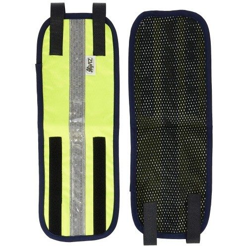 Fitas refletoras para pernas HyViz, amarelo/azul marinho