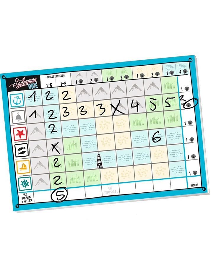 Würfelspiel SAILORMAN DICE