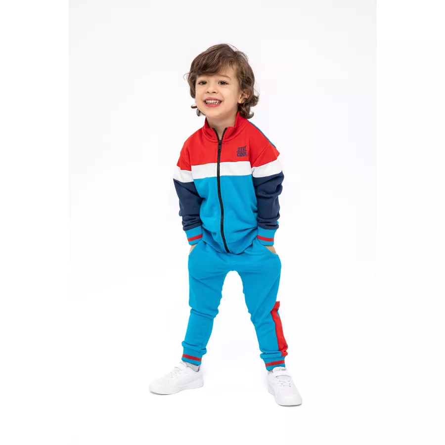 MINOTI Jogginganzug BlauRot