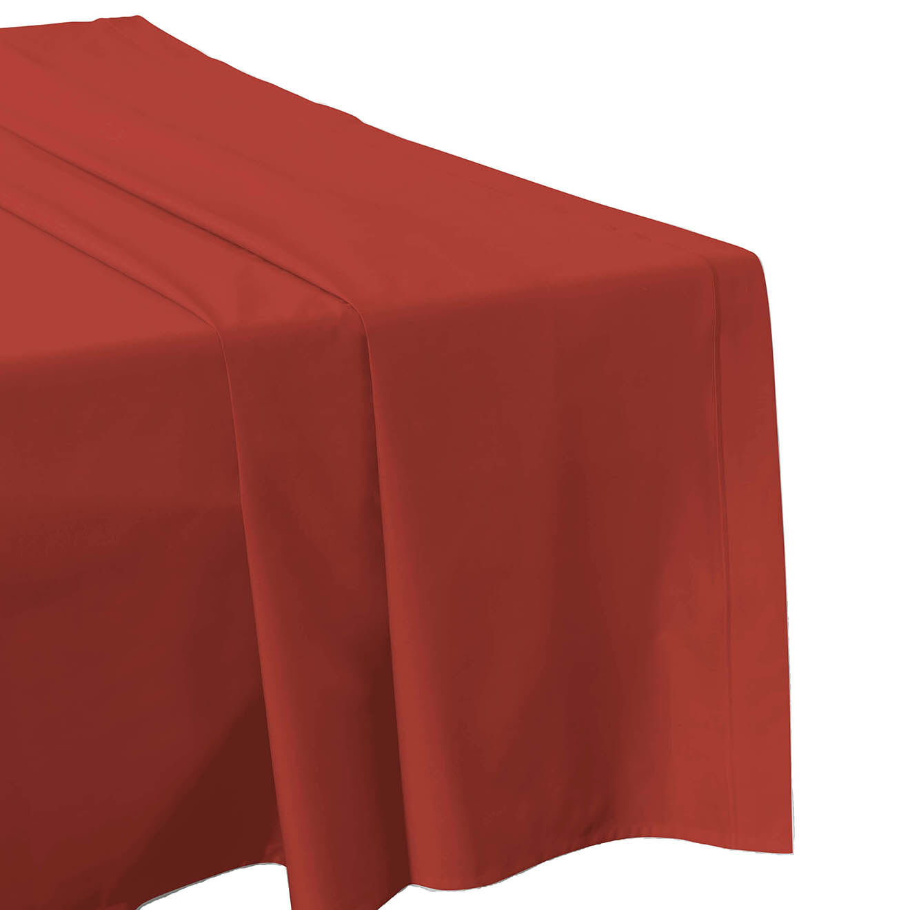 United by PDC Drap plat uni 100% Percale de Coton argile
