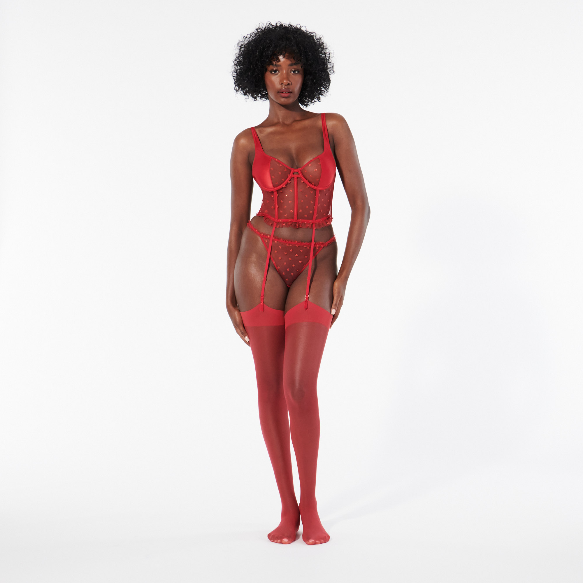 Guêpière en tulle