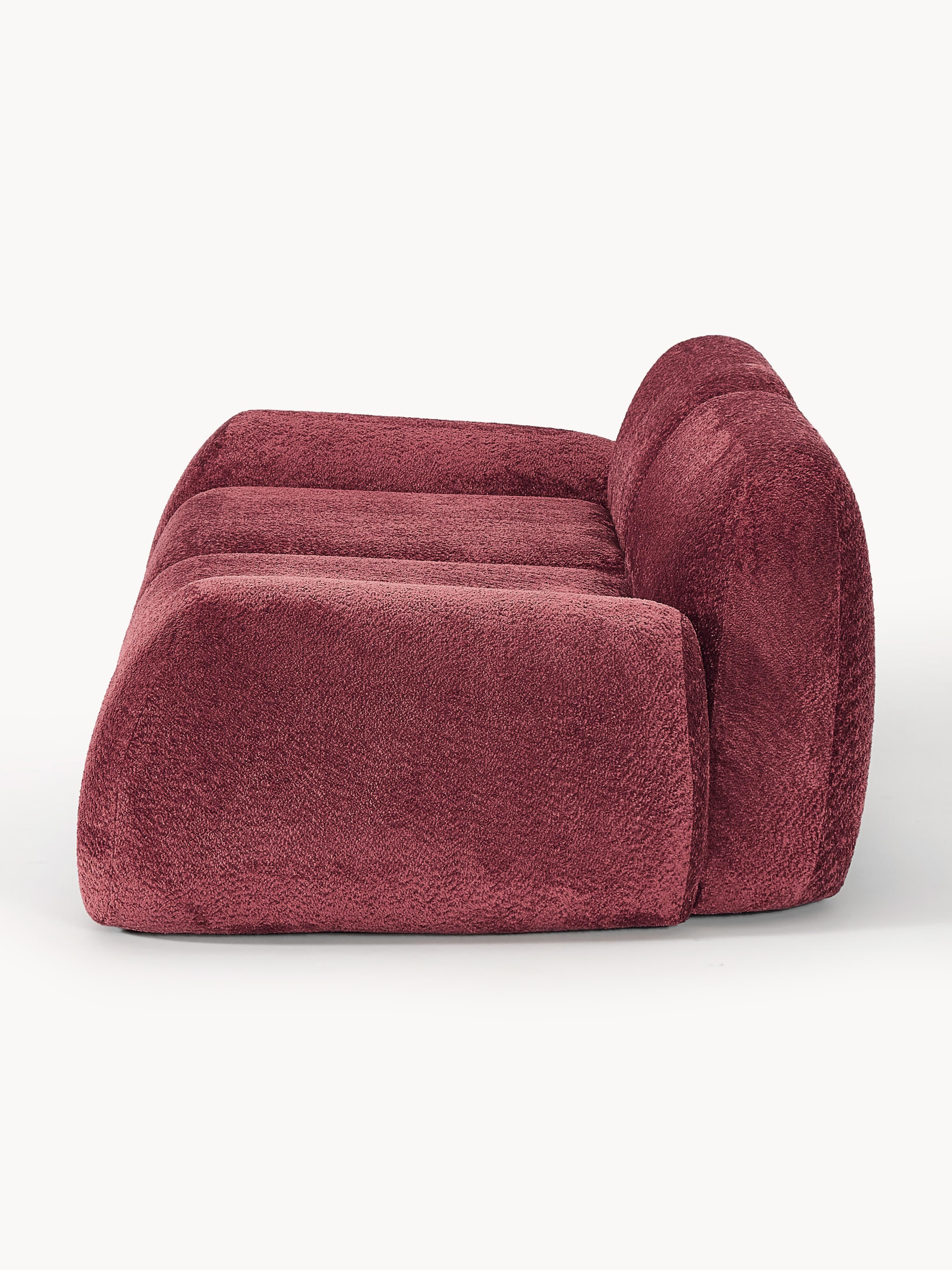 Modulaire bank Wolke (3-zits) van teddy-bouclé