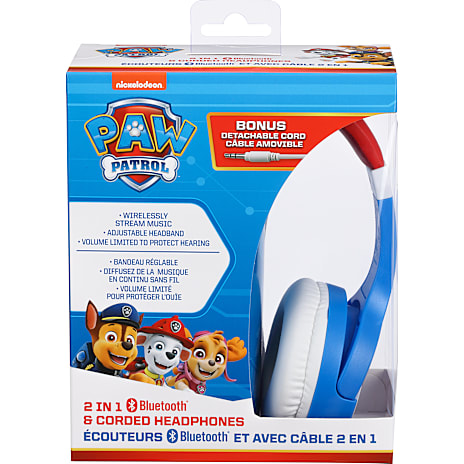 Ekids trådløse over-ear høretelefoner - paw patrol
