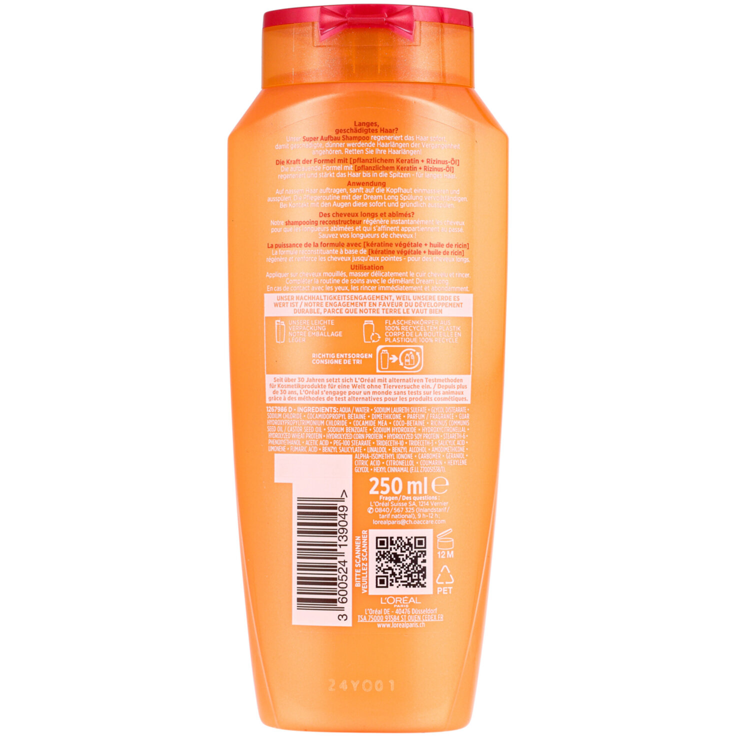 Elsève Shampoo Dream Long