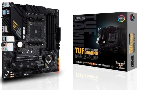 [OUTLET] - ASUS TUF GAMING B550M-PLUS - Bundkort - micro ATX - Socket AM4 - AMD B550 Chipset - USB-C Gen2, USB 3.2 Gen 1, USB 3.2 Gen 2 - 2.5 Gigabit LAN - onboard grafik (CPU påkrævet) - HD Audio (8-kanaler)