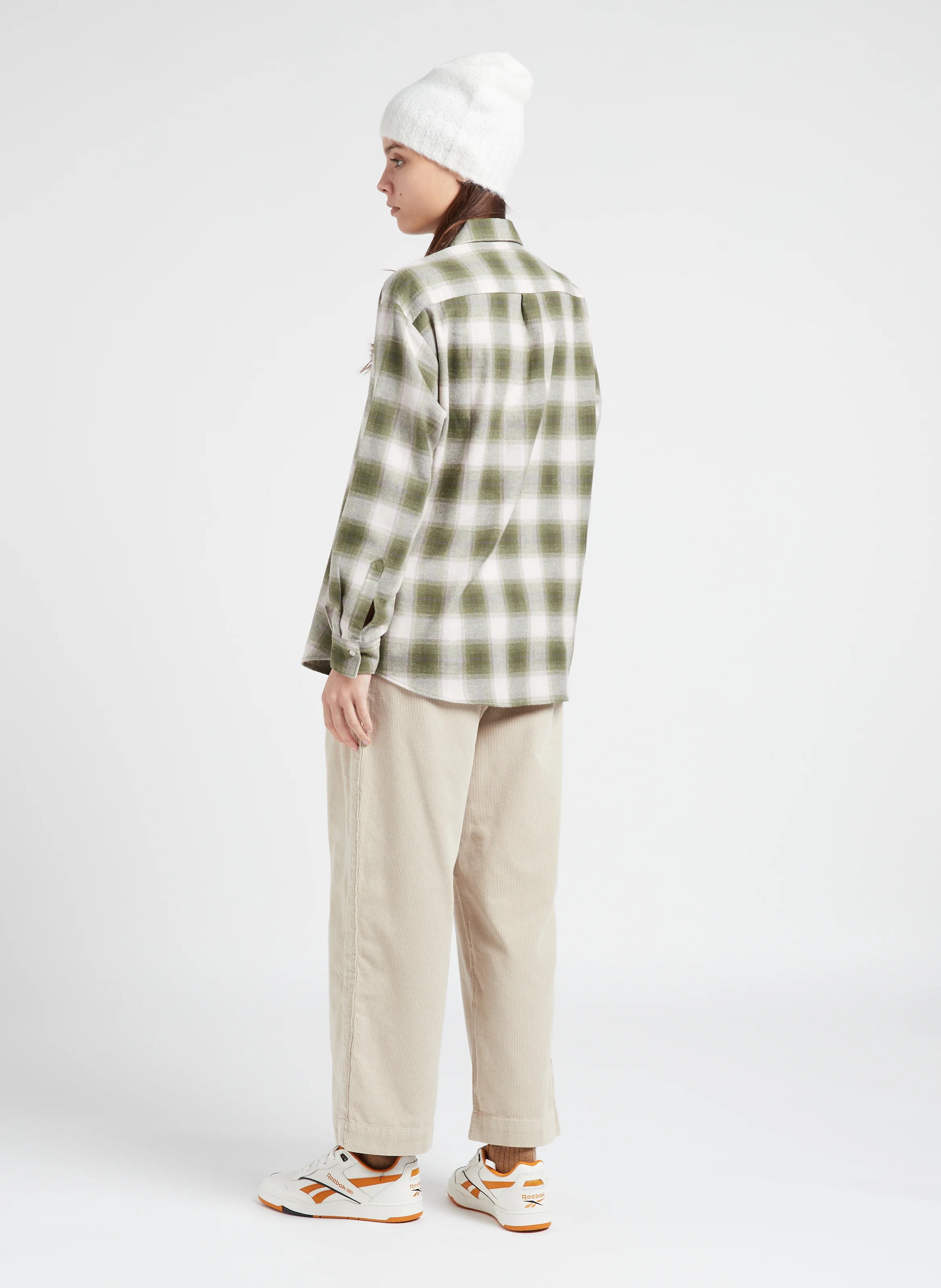 PENNY - Pantalon droit en coton | Beige