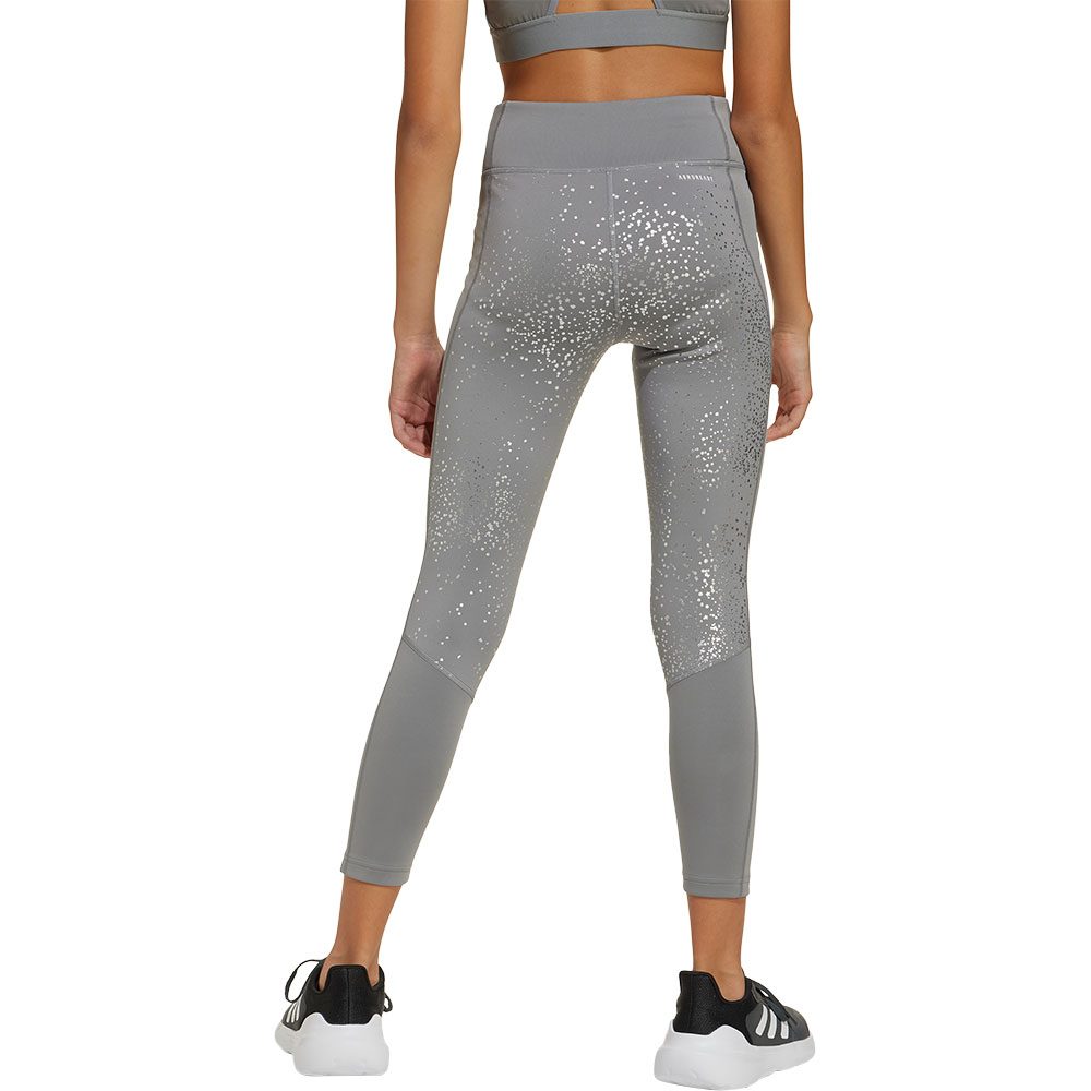 adidas Optime Glam 7/8-Leggings Kinder grey three