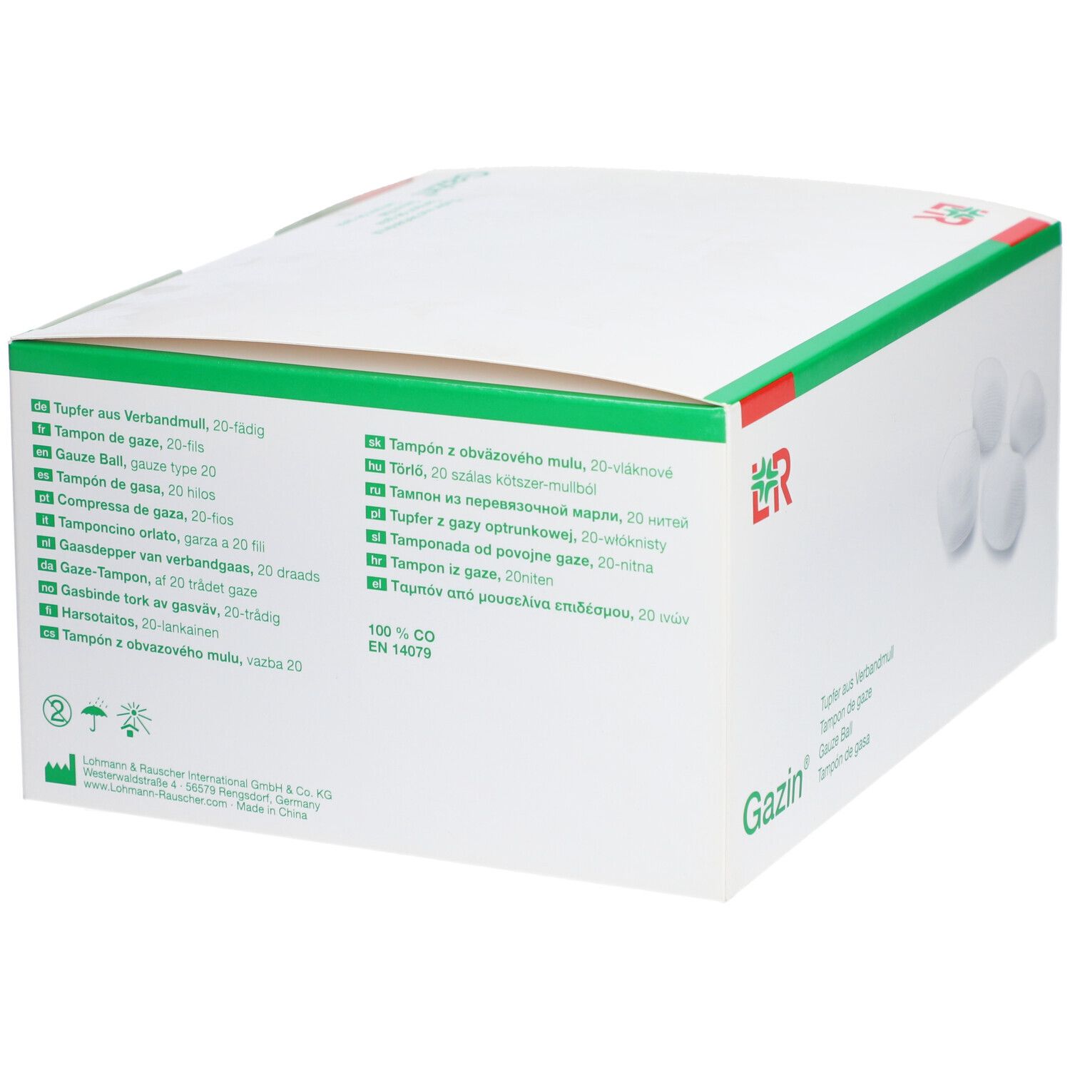 Gazin® Tupfer aus Verbandmull