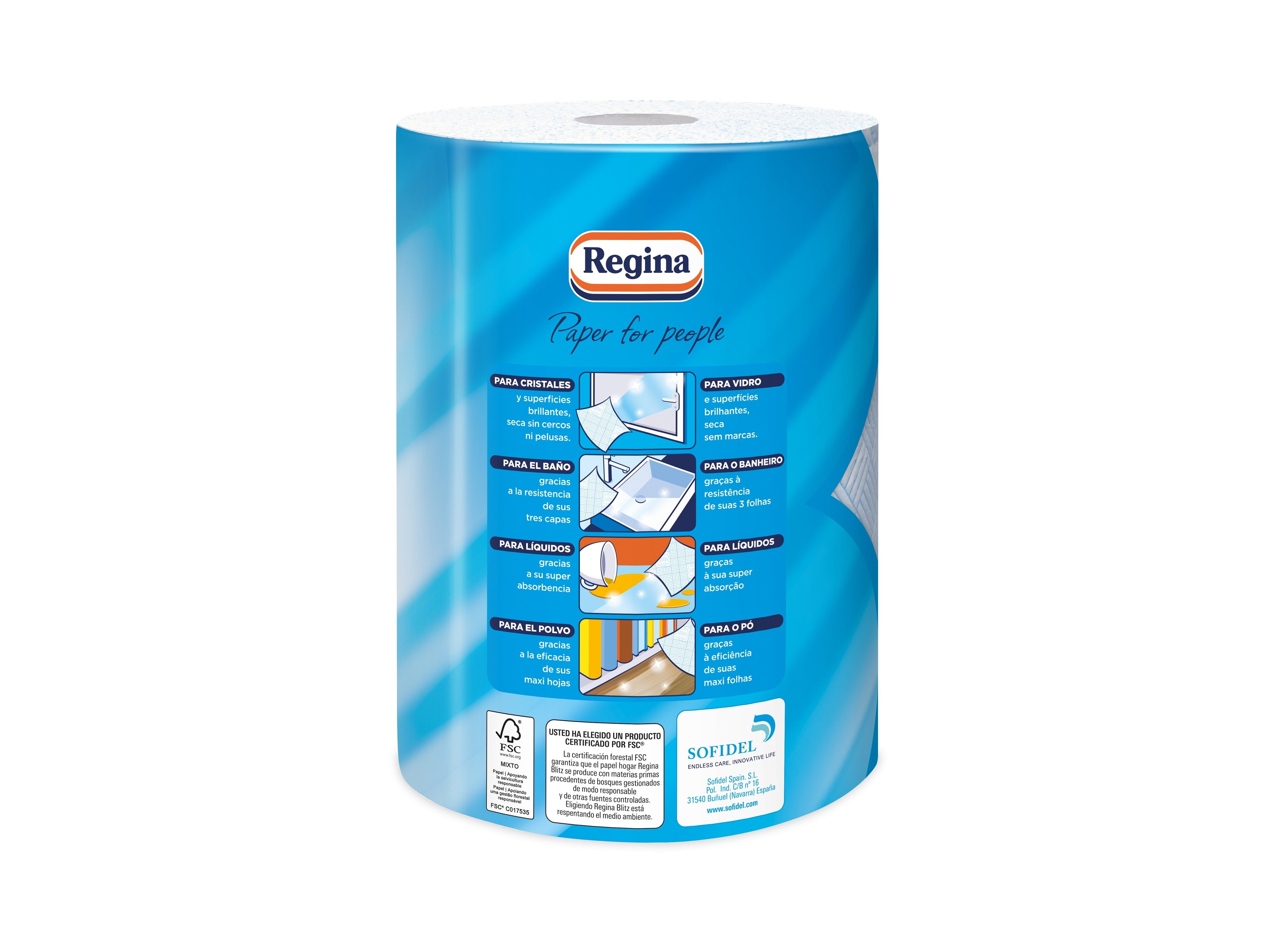 ROLO COZINHA REGINA BLITZ 3 FOLHAS 1 ROLO