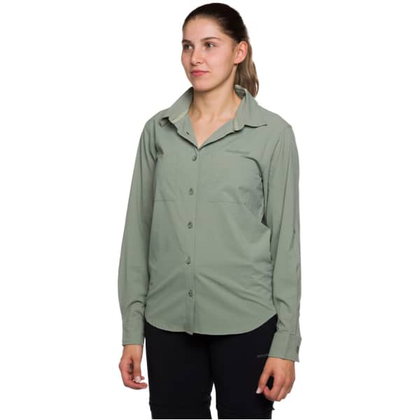 Chemise randonnée TRANGOWORLD ARDONES VN W ICEBERG GREEN