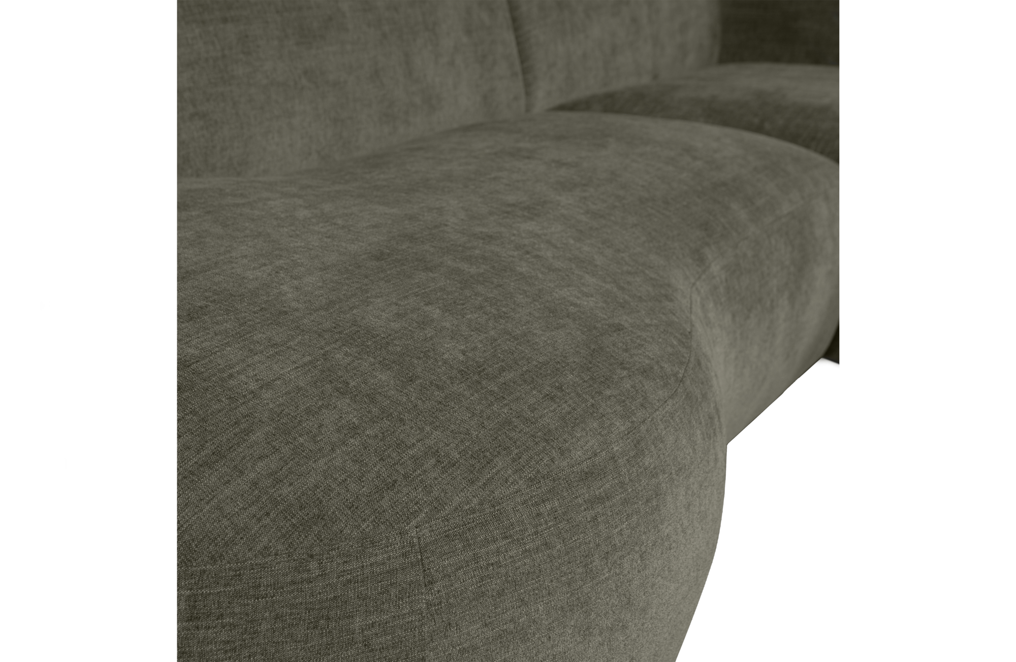 WOOOD Exclusive chaise longue Polly rechts Polly chaise longue rechts - Warm Groen