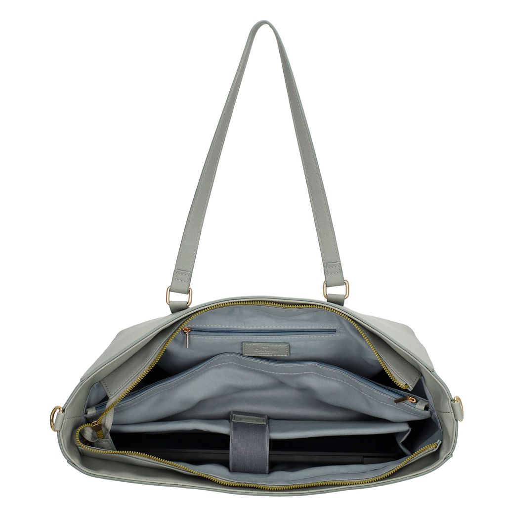 Charm London Birmingham Shopper 15,6 Inch Lichtgrijs