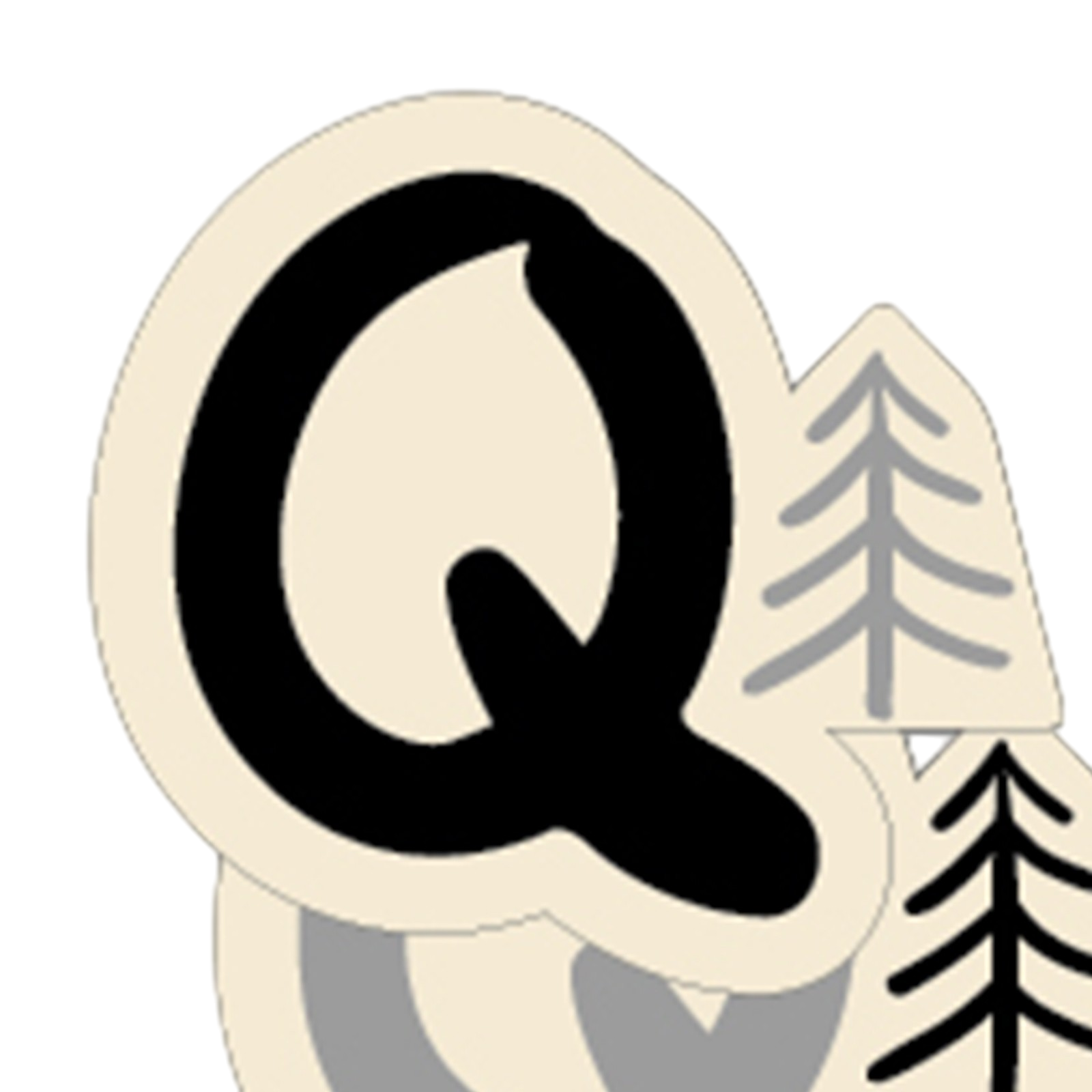 Buchstaben gross Q