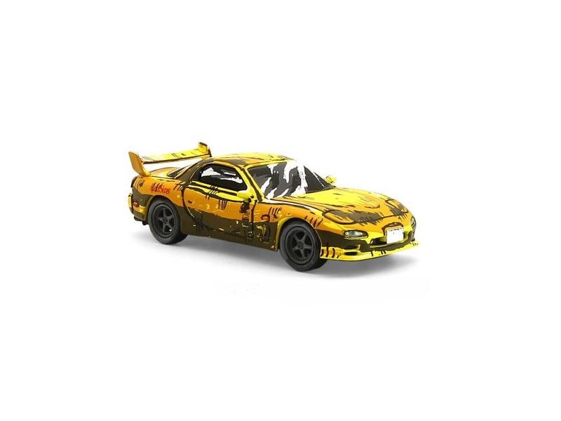 Kyosho Initial-D Comic Edition 3 Cars Set, 1:64 Detailgetreues Modellauto für Sammler im Massstab 1:64