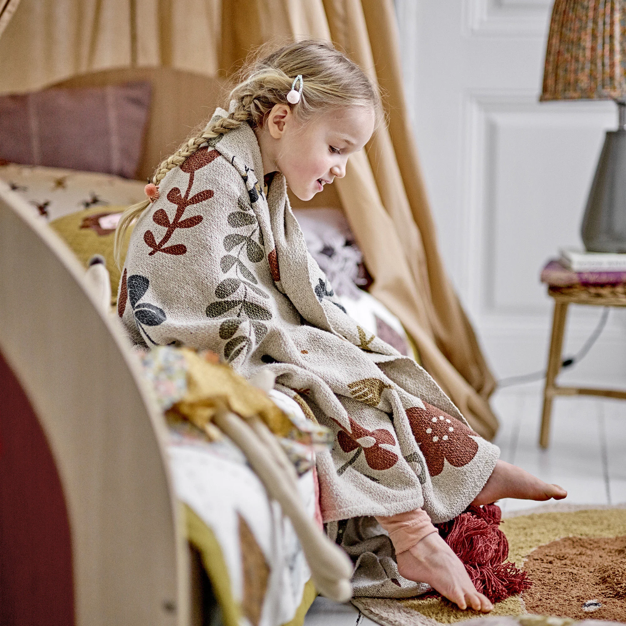 DORELL - Plaid tissu | Multicolore