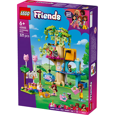LEGO Friends Katte-fødselsdagsfest og trætophus 42666