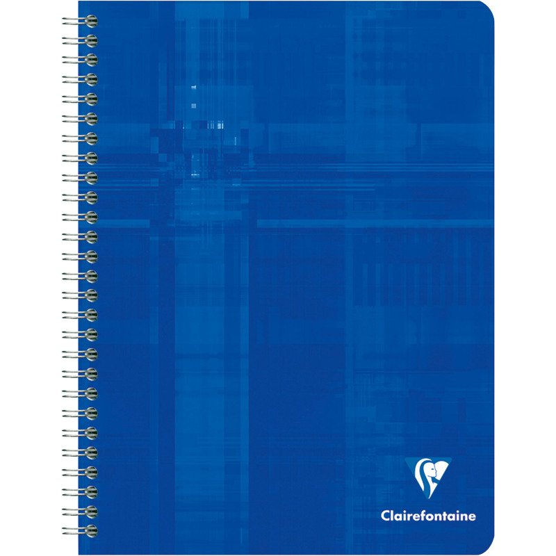 Cahier spirale Clairefontaine Metric 17 x 22 cm petits carreaux 100 pages