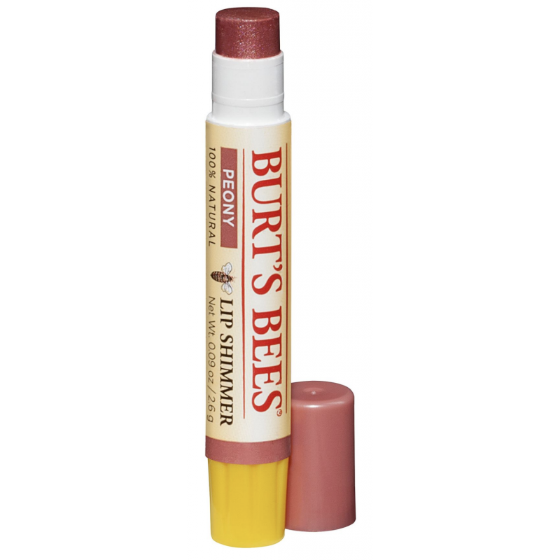 Burt's Bees - Lip Shimmer Peony - Læbepomade