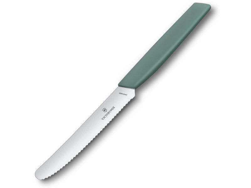 Victorinox Tafelmesser Swiss Modern 1 Stück, Sage Tomaten und Tafelmesser
