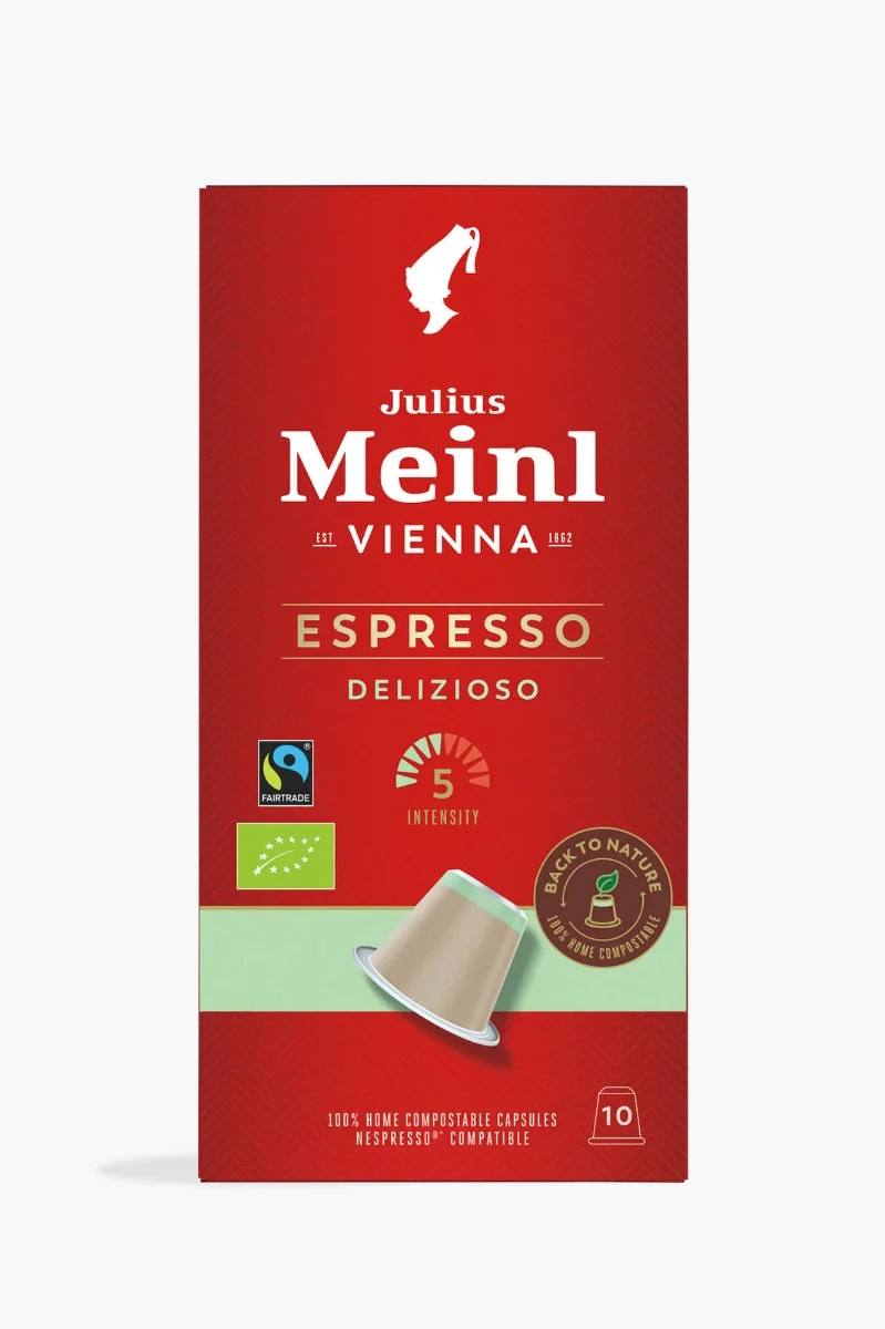 Julius Meinl Inspresso Espresso Bio Fairtrade 10 Kapseln Nespresso® kompatibel
