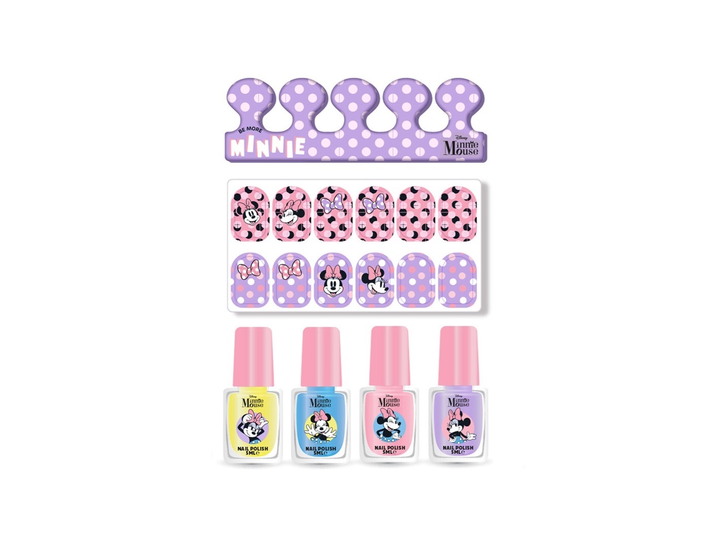 CONJUNTO DISNEY MINNIE SET UNHAS