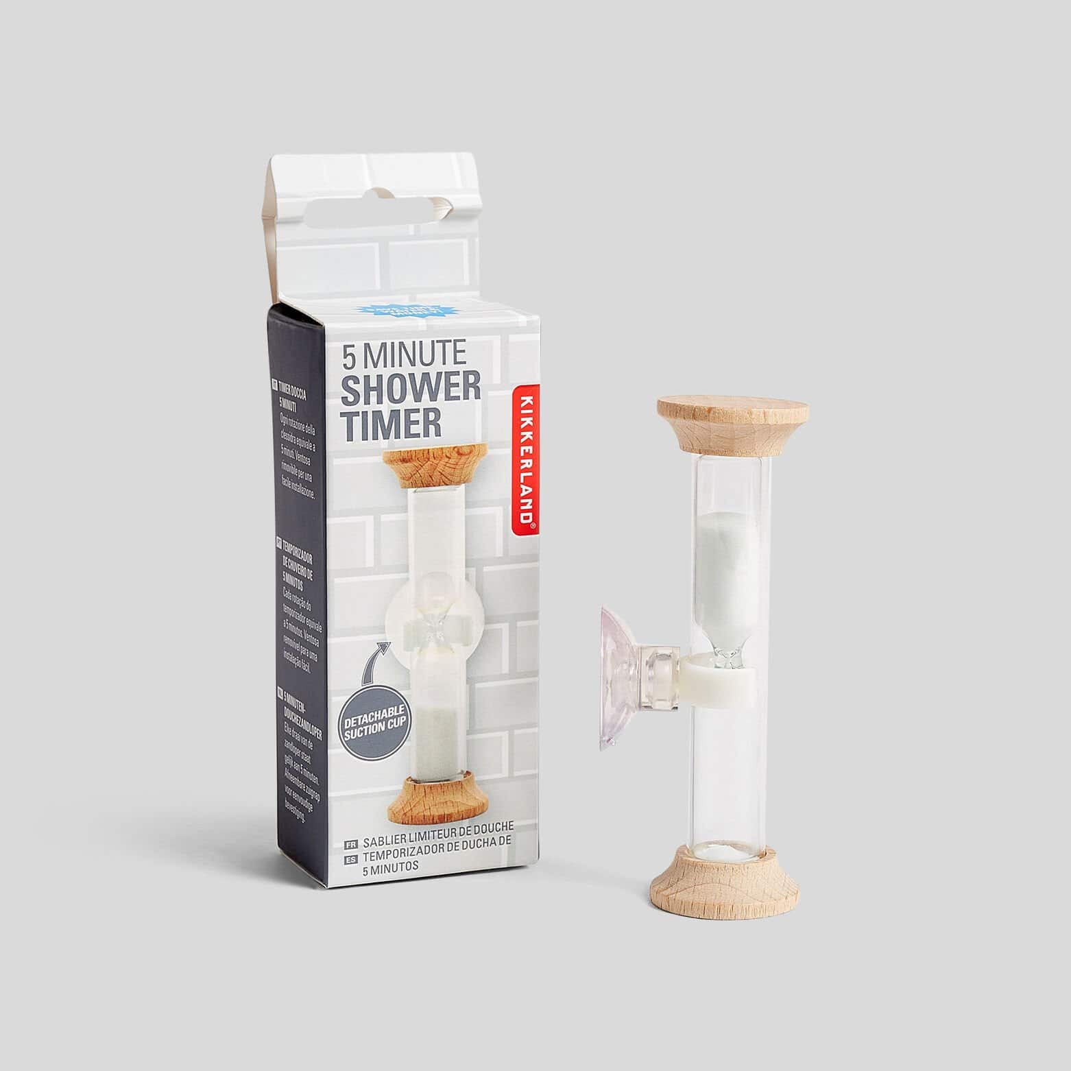 Sablier de douche Gris Acier