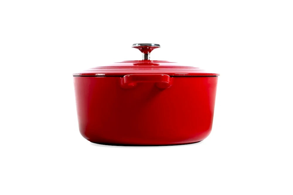 BK Bourgogne Braadpan Gietijzer - Chili Red