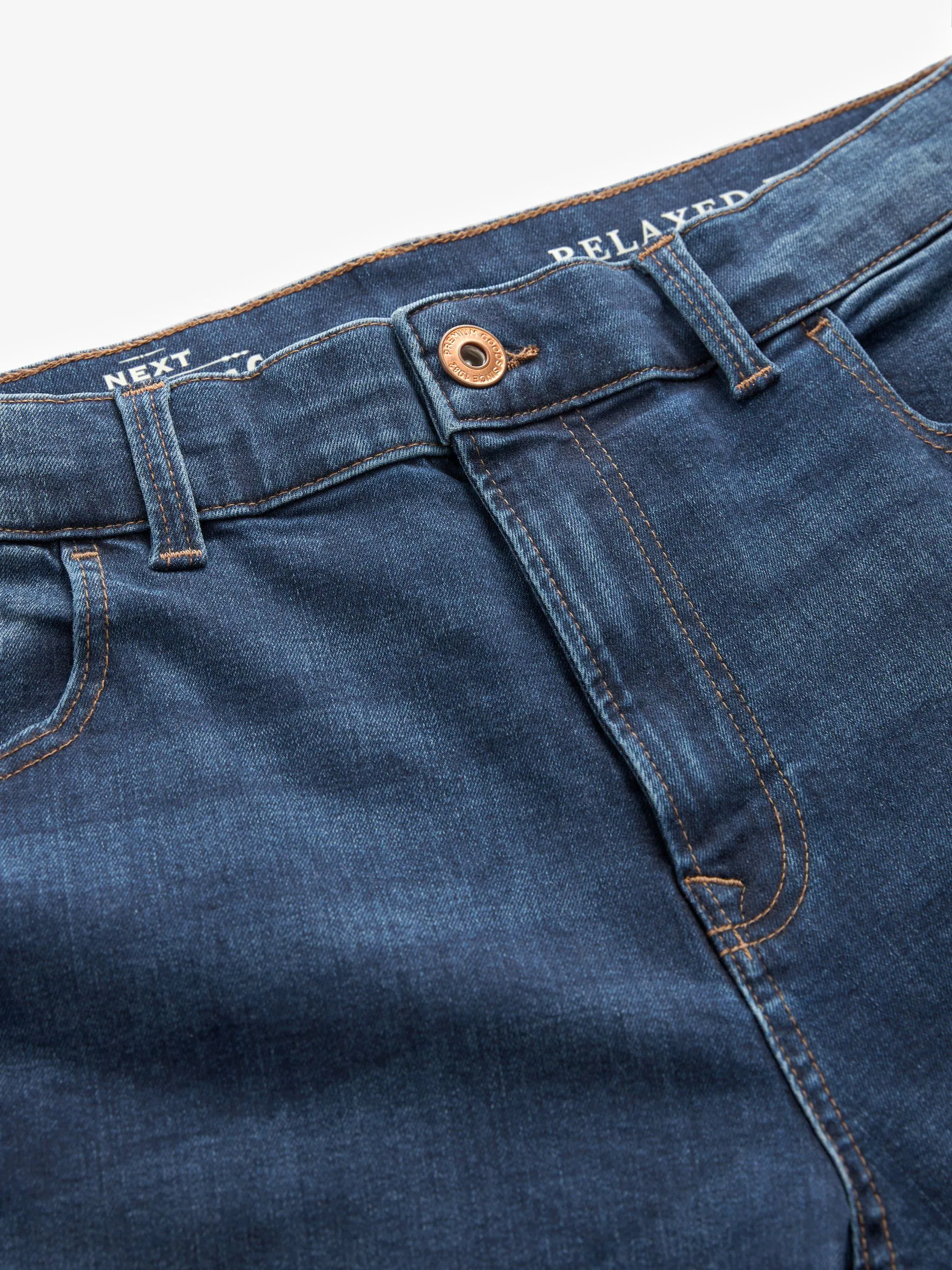 Normaal blauw - Klassieke stretchy Jeans met relaxed fit