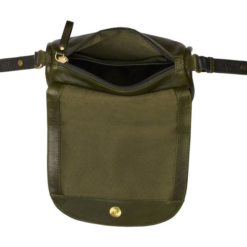 Burkely Vintage Veda Satchel Bag Olive
