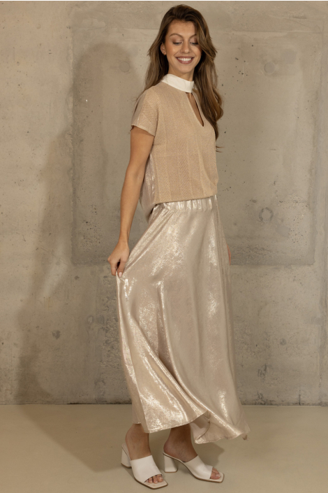 Kimara beige dames rok