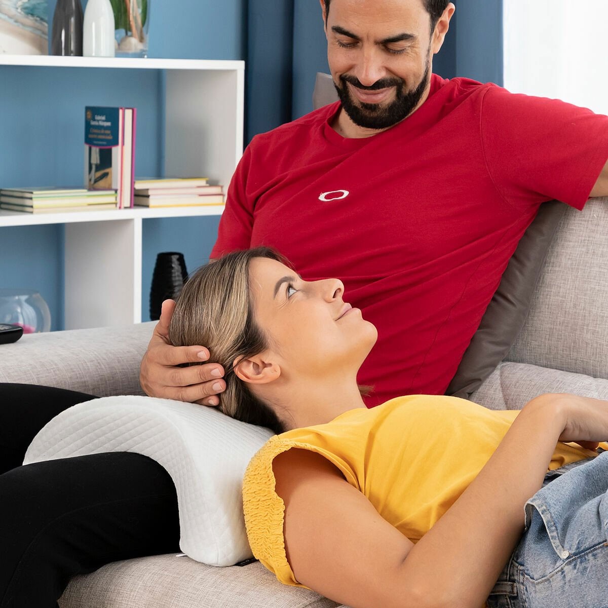Oreiller pour couple - Blanc